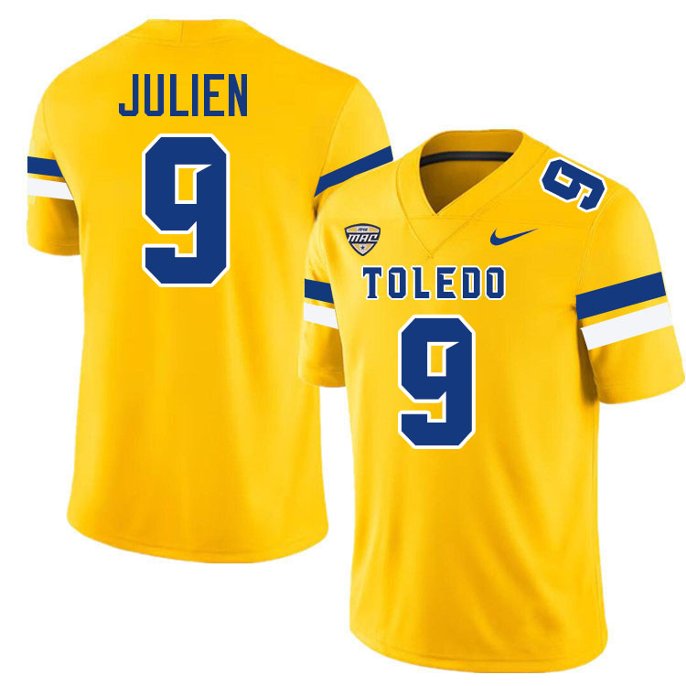 Louce Julien Toledo Jersey,Toledo Rockets College Football Jersey Youth College-Gold
